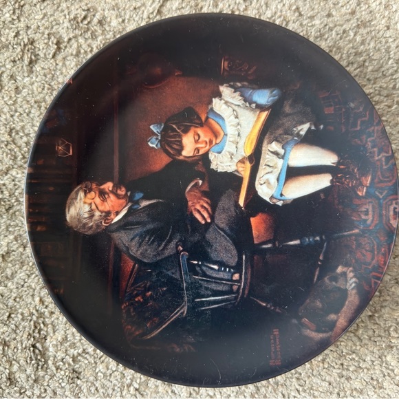 Set of 11 Norman Rockwell Collectors plates. 1979-1991 missing 1980,1990 - Picture 11 of 15